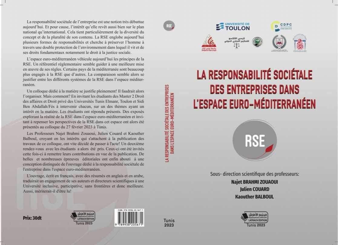  La responsabilité sociétale des entreprises dans l espace euro-méditerranéen 